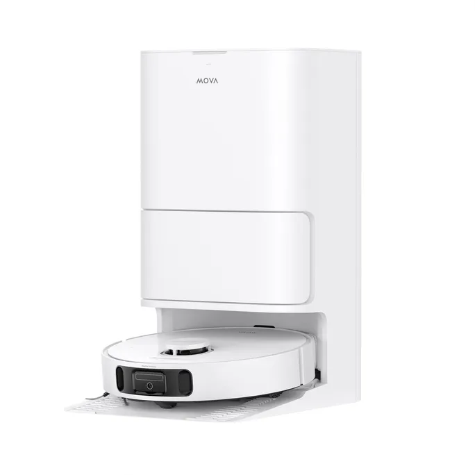 PI_694805335 Mova E40 Ultra Saugroboter weiß – 19.000 Pa, ausfahrbarer Wischmopp, 4,5 l Frischwasser, 75 Tage autonom – Bild 1