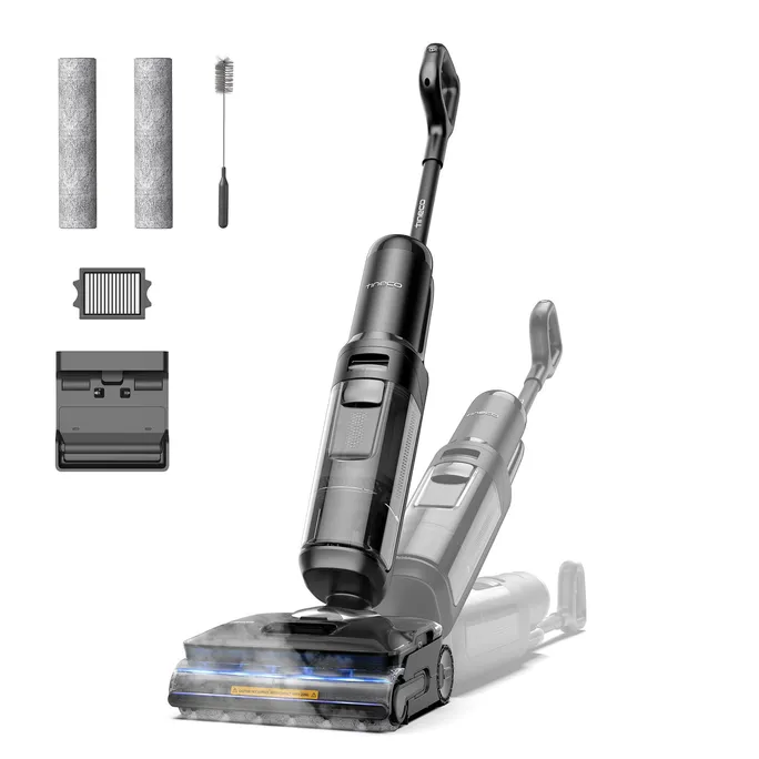 PI_714990709 Tineco Floor One S7 Stretch Steam Plus schwarz – 22.000 Pa, 160°C Dampf, 80 Min. Laufzeit, 180°-Neigung, FlashDry – Bild 1