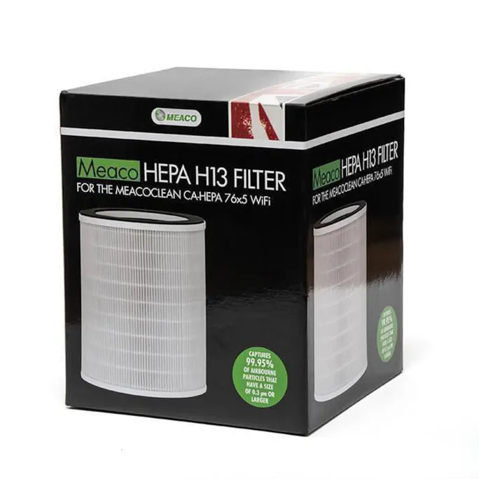 PI_738011934 Meaco Clean CA-HEPA 76x5 H13 HEPA-Ersatzfilter | 3-in-1 | 99,97 % | Wechselanzeige | 2200 Betriebsstunden – Bild 1