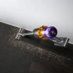 Dyson V15 Detect Absolute – Akku-Staubsauger, 240 AW, 60 Min. Laufzeit, Laserdüse, LCD-Display, Nickel/Gelb – Bild 2