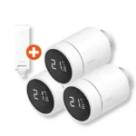 Aqara Starter Set | 3x Heizkörperthermostat E1 + Hub | Zigbee 3.0 | HomeKit, Alexa, Google | Matter-fähig