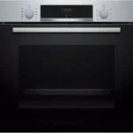 Bosch HBA514BS3 Serie 4 Einbaubackofen 60x60 3D-Heißluft Schnellaufheizung Hydrolyse Edelstahl