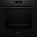 Bosch HBA571BB4 Serie 2 Einbaubackofen 60x60 Pyrolyse 3D-Heißluft Touch-Control Schwarz