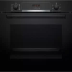 Bosch HBA574BB3 Serie 4 Einbaubackofen 60x60 Pyrolyse 3D-Heißluft Schwarz