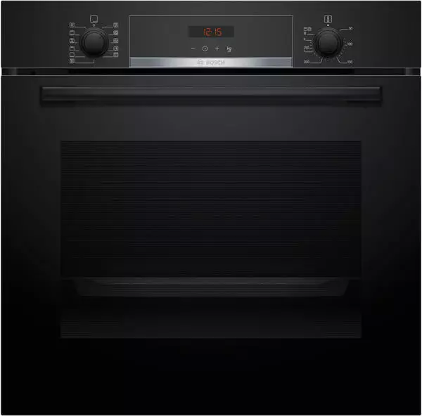 XL1_bosch-hba574bb3 Bosch HBA574BB3 Serie 4 Einbaubackofen 60x60 Pyrolyse 3D-Heißluft Schwarz – Bild 1