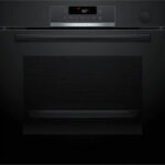 Bosch HRG532BB3 Serie 4 Einbaubackofen 60x60 mit Dampfunterstützung Air Fry Schwarz