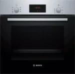 Bosch HBF133BR0 Serie 2 Einbaubackofen 60x60 3D Heißluft EcoClean Direct Schnellaufheizung Schwarz