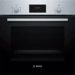 Bosch HBF133BR0 Serie 2 Einbaubackofen 60x60 3D Heißluft EcoClean Direct Schnellaufheizung Schwarz