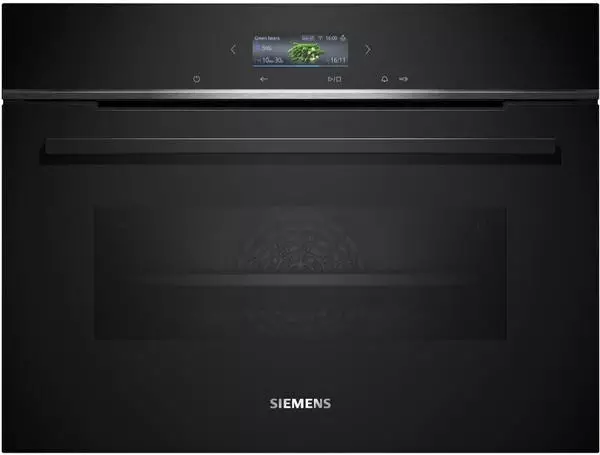 XL1_siemens-cb734g1b1 Siemens CB734G1B1 iQ700 Einbau-Kompaktbackofen 60x45 cm Air Fry WLAN Schwarz – Bild 1