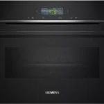 Siemens CM724G1B1 iQ700 Einbau-Kompaktbackofen 60x45 cm mit Mikrowelle Air Fry WLAN Schwarz
