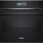 Siemens CS736G1B1 iQ700 Einbau-Kompaktdampfbackofen 60x45 cm Air Fry 4D Heißluft WLAN Schwarz