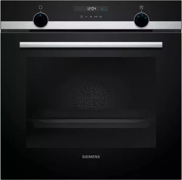 XL1_siemens-hb517gbs3 Siemens HB517GBS3 iQ500 Einbaubackofen 60x60 3D Heißluft cookControl10 Hydrolyse Edelstahl – Bild 1