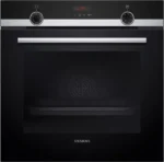 Siemens HQ574AER3 iQ300 Einbau-Backofen 60x60 mit Dampfunterstützung Pyrolyse Edelstahl