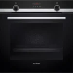 Siemens HQ574AER3 iQ300 Einbau-Backofen 60x60 mit Dampfunterstützung Pyrolyse Edelstahl
