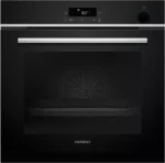 Siemens HR532GBS3 iQ300 Einbaubackofen 60x60 mit Dampfunterstützung Air Fry Edelstahl