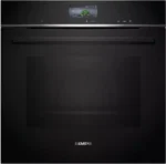 Siemens HS736G3B1 iQ700 Einbau-Dampfbackofen 60x60 4D Heißluft Air Fry WLAN Schwarz