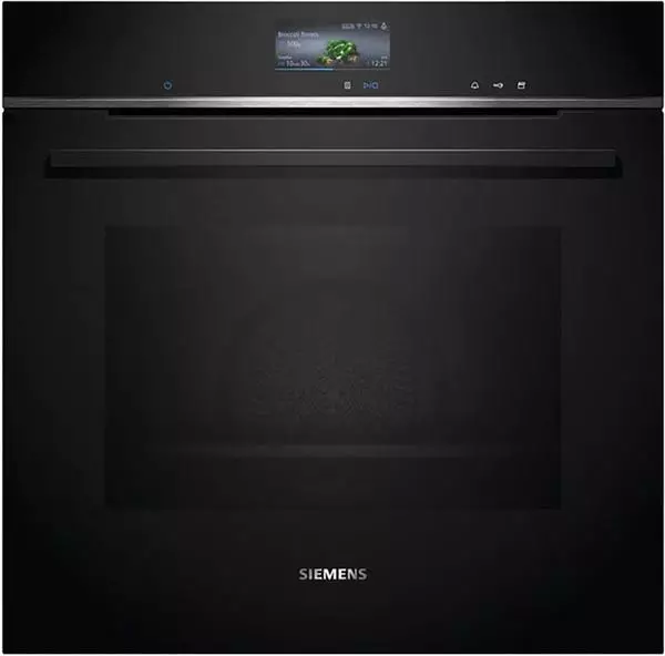 XL1_siemens-hs736g3b1 Siemens HS736G3B1 iQ700 Einbau-Dampfbackofen 60x60 4D Heißluft Air Fry WLAN Schwarz – Bild 1