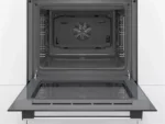 Bosch HBF133BR0 Serie 2 Einbaubackofen 60x60 3D Heißluft EcoClean Direct Schnellaufheizung Schwarz – Bild 2