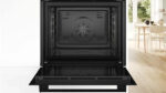 Bosch HBA510BA3 Serie 2 Einbaubackofen 60x60 3D-Heißluft Schnellaufheizung Schwarz – Bild 3