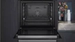 Siemens HQ574AER3 iQ300 Einbau-Backofen 60x60 mit Dampfunterstützung Pyrolyse Edelstahl – Bild 3