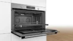 Bosch VBD5780S0 Serie 6 Einbau-Backofen 90 cm breit Pyrolyse Teleskopauszug Schwarz – Bild 2