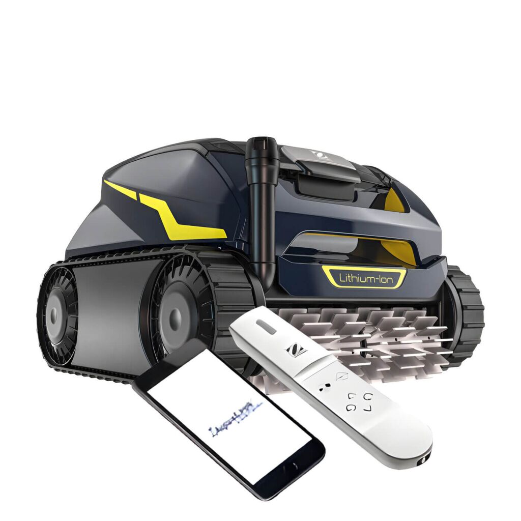 akku-poolroboter-rf-5600-iq-freerider-kabellos-zodiac Zodiac RF 5600 iQ Freerider kabelloser Poolroboter – Akku, App, Lift-System, 4 Programme – Bild 1